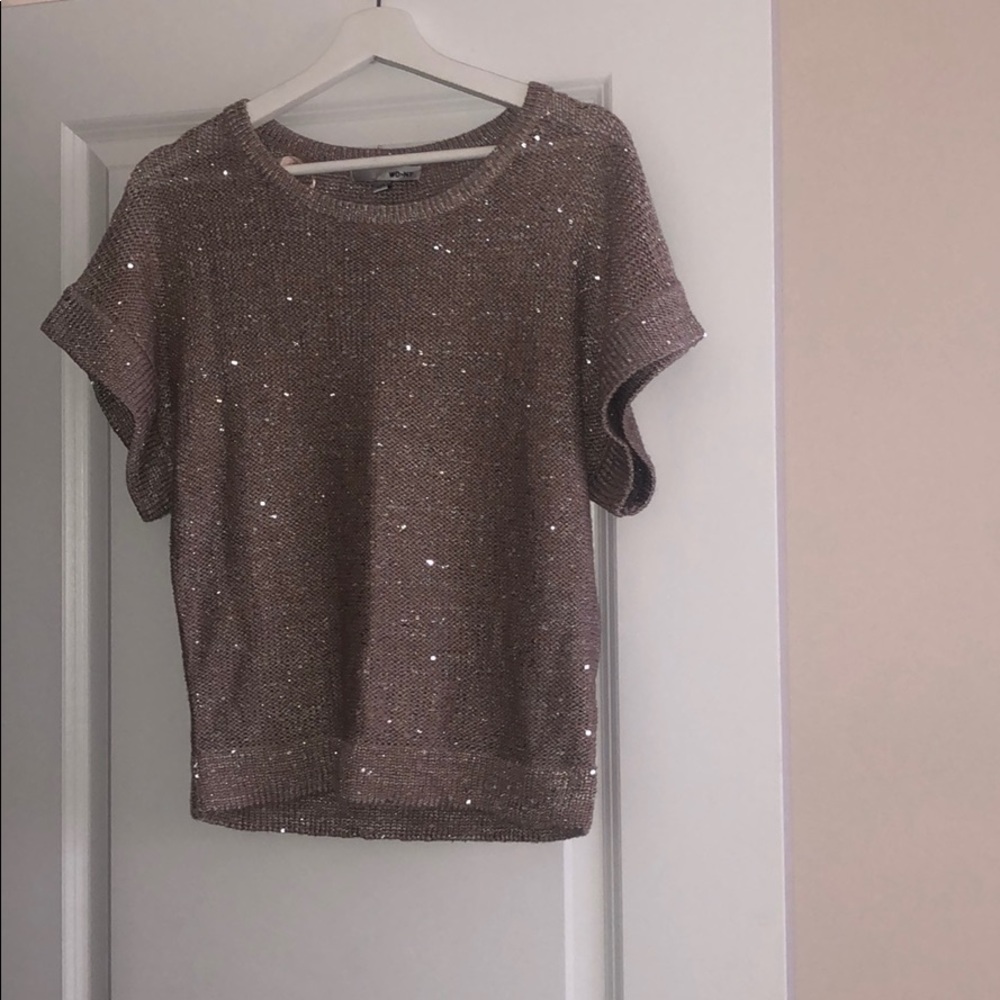 Shimmer sweater top